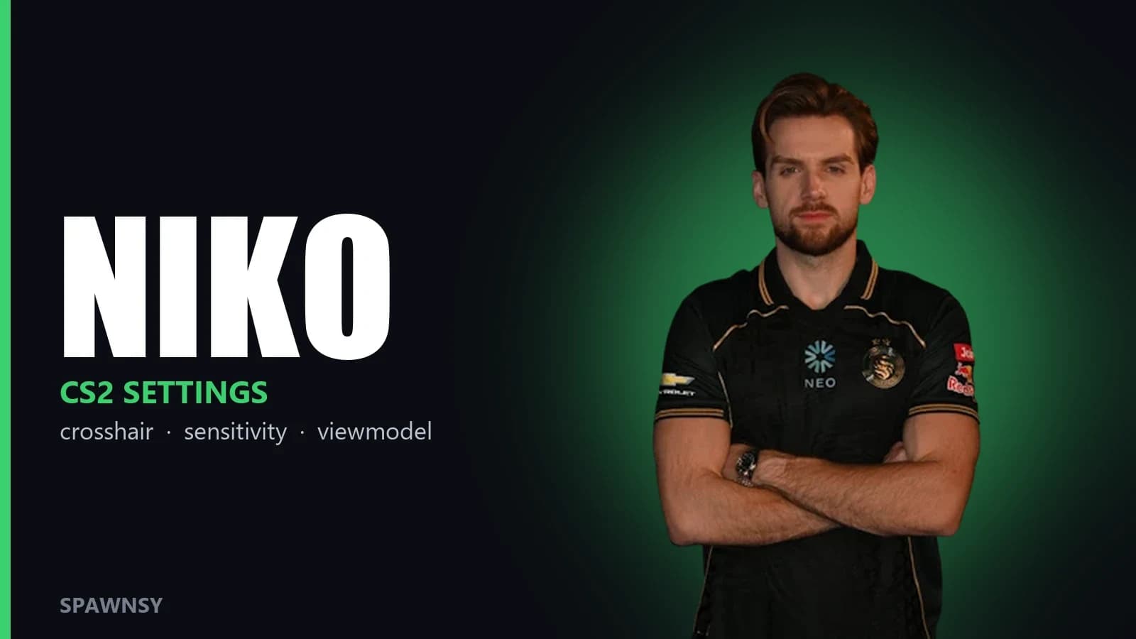 Ustawienia CS2 NiKo: celownik, czułość, rozdzielczość i viewmodel