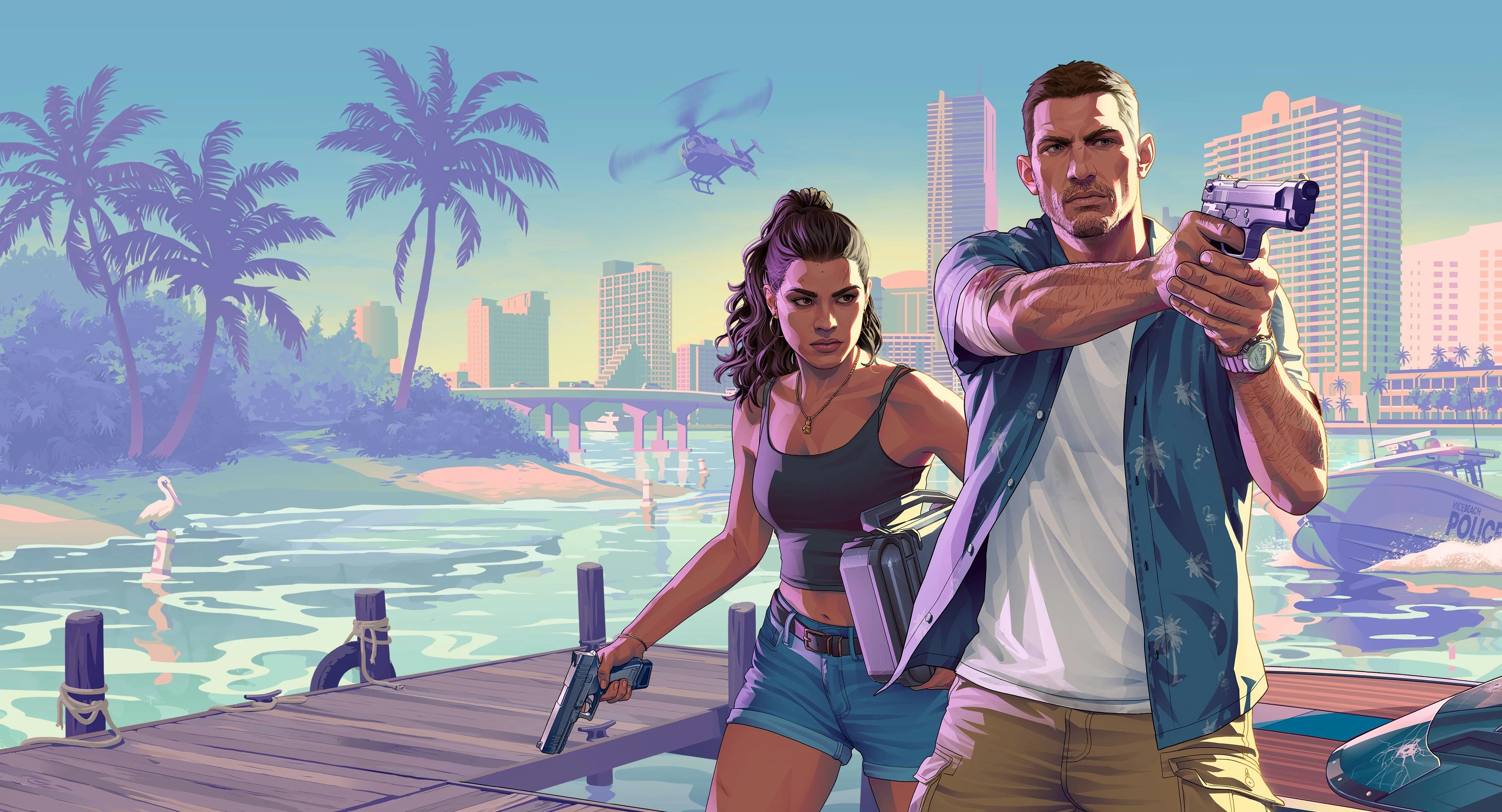 Oficjalny kadr promujący trailer GTA 6