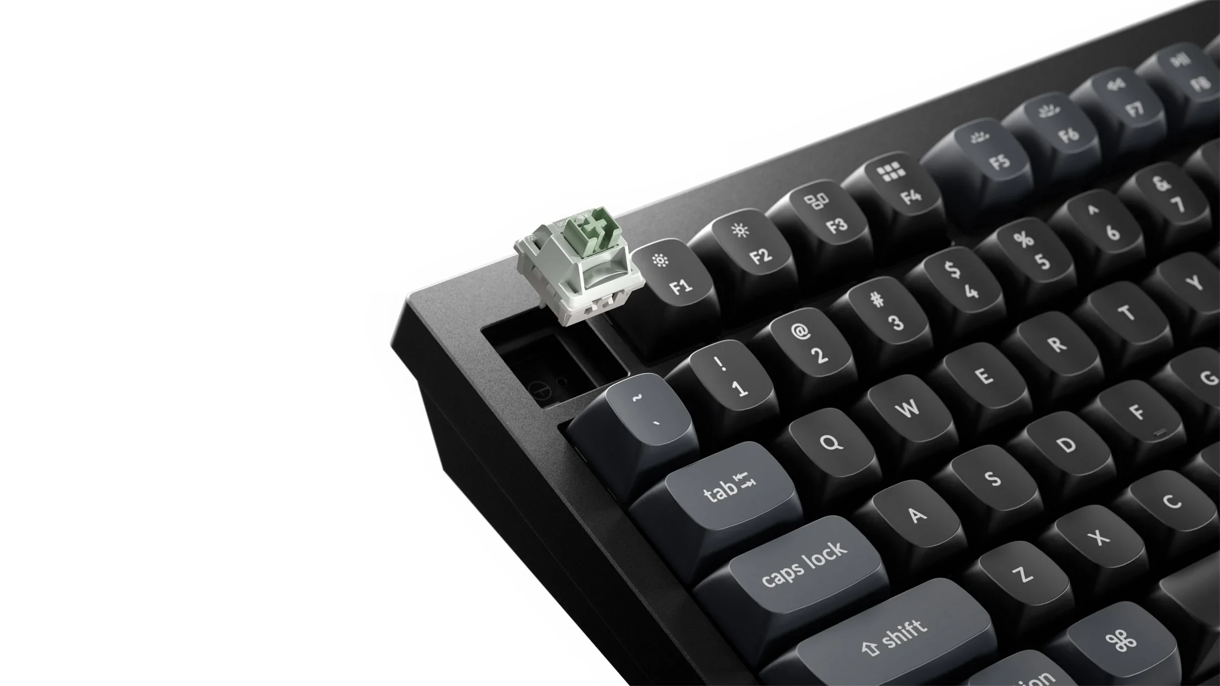 Keychron Q1 HE 8K z wyjętym przełącznikiem Ultra-Fast Lime Magnetic